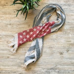 Vintage American Flag Scarf